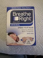 Breathe Right Nasenpflaster Original, 30 Stück, Neu!