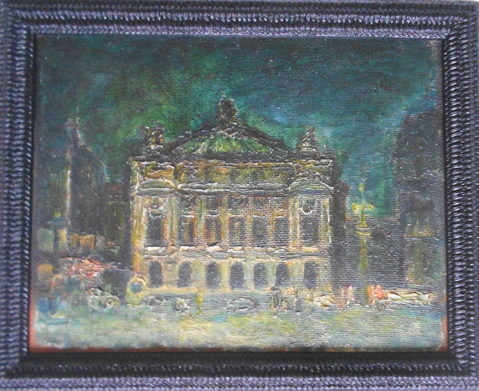 Dipinti: L`Opera Garnier Paris um 1925/1930 Oelbild Impressionismus – Usato da Dübendorf venduto da ArtExpression 7