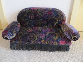 Handgemachtes Puppen- Sofa