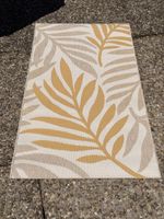 In- & Outdoorteppich Refresh Leave gelb/natur 80x150 cm 