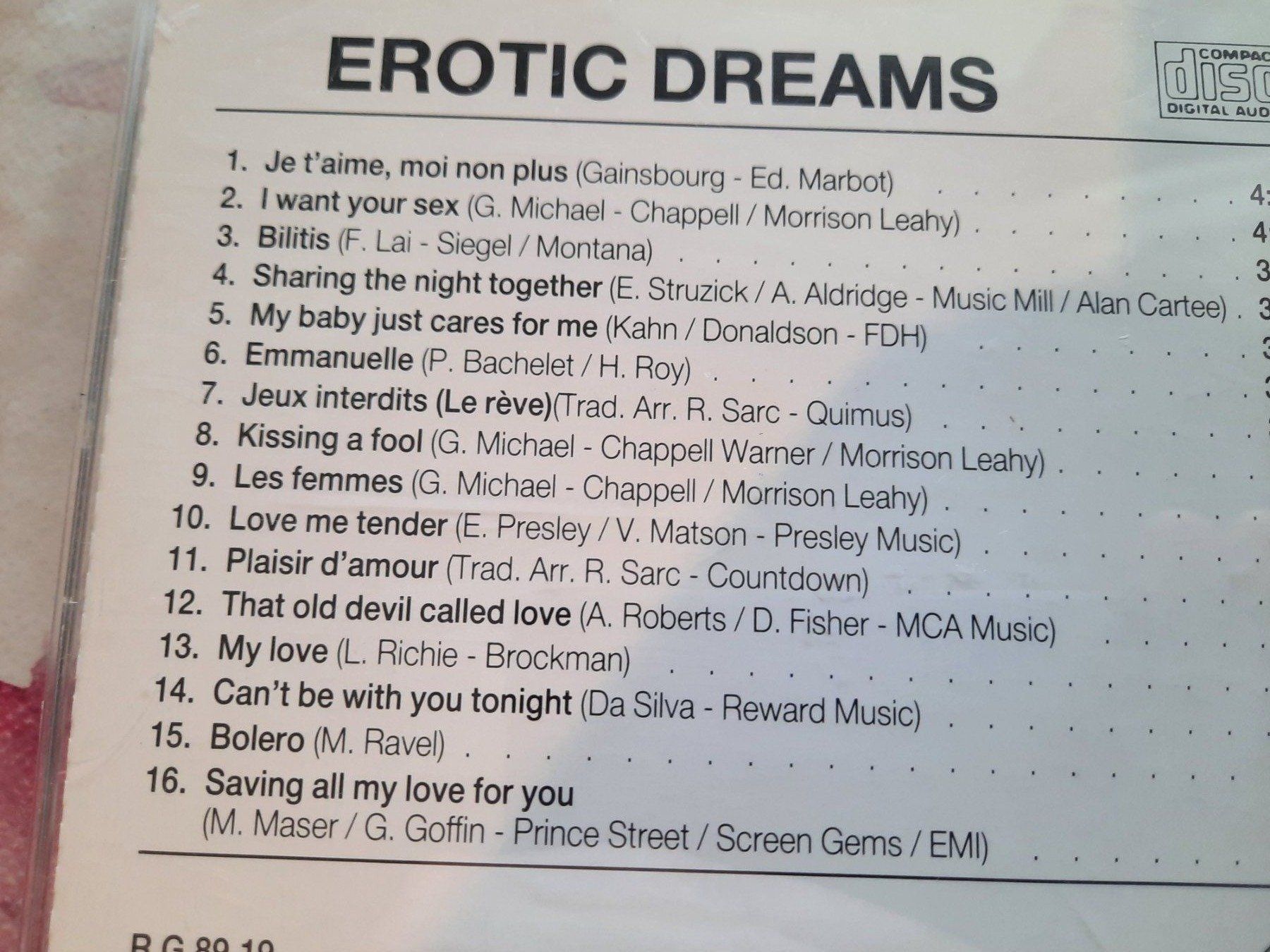 CDs: CD Erotic Dreams - Compil – Gebraucht aus Pully von bro_n52j 4