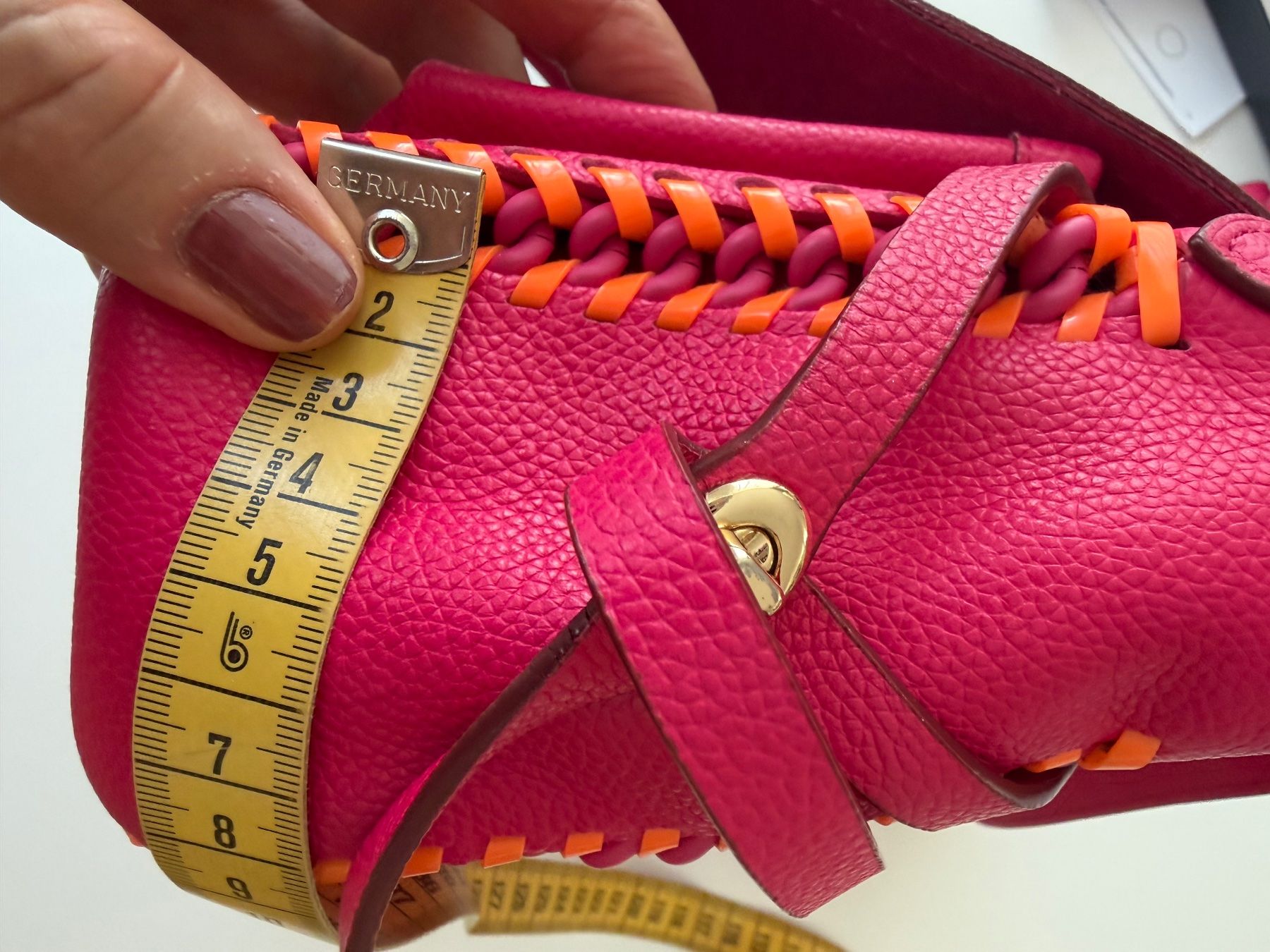 Coach Borse da donna: Coach Ledertasche Pink/Orange – Usato da Winterthur venduto da tat_ky5h 9