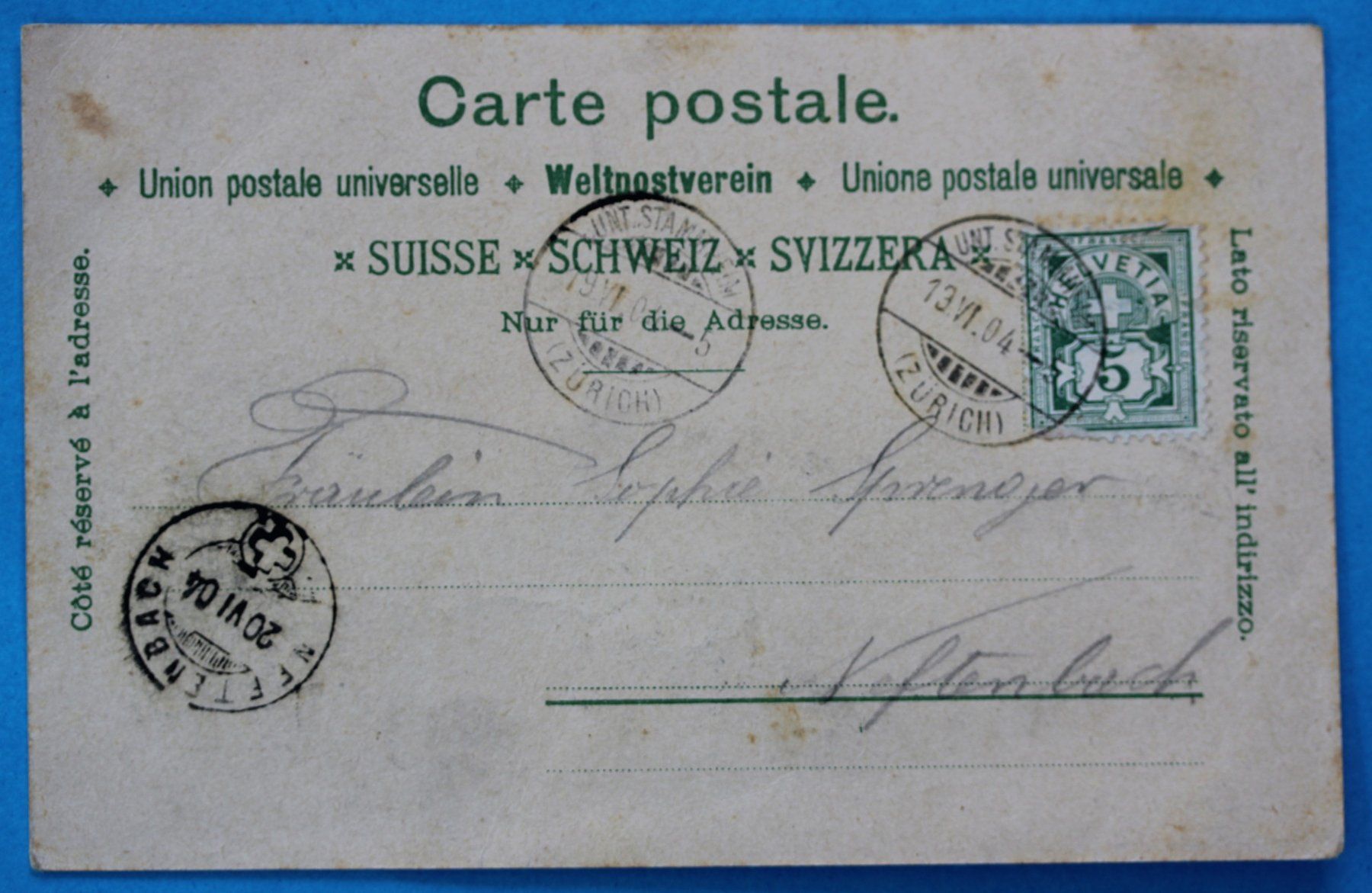 Cartoline postali: STAMMHEIM LITHO AK – Usato da Lotzwil venduto da pirolh 1