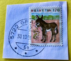 Nr.868 mit Stempelt Esel 