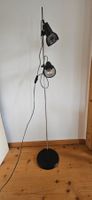 Stehlampe, DGBM schwarz, zwei Lampen, Vintage, Top Zustand