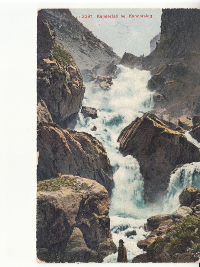 Cartoline postali: Kanderfall ca. 1915 – Usato da Bürglen TG venduto da StampGraf