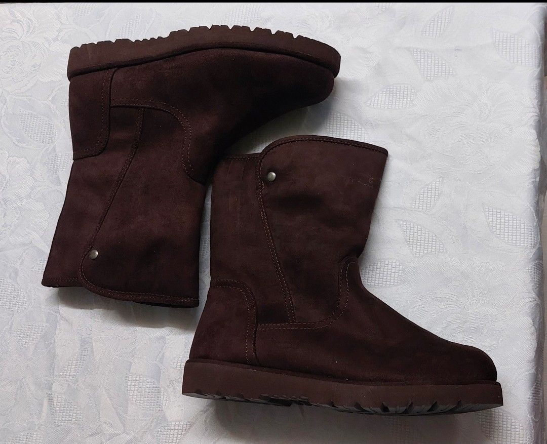 Scarpe da donna: Burgunder-Stiefel – Nuovo (secondo la descrizione) da Wislikofen venduto da ana_j6bc 1