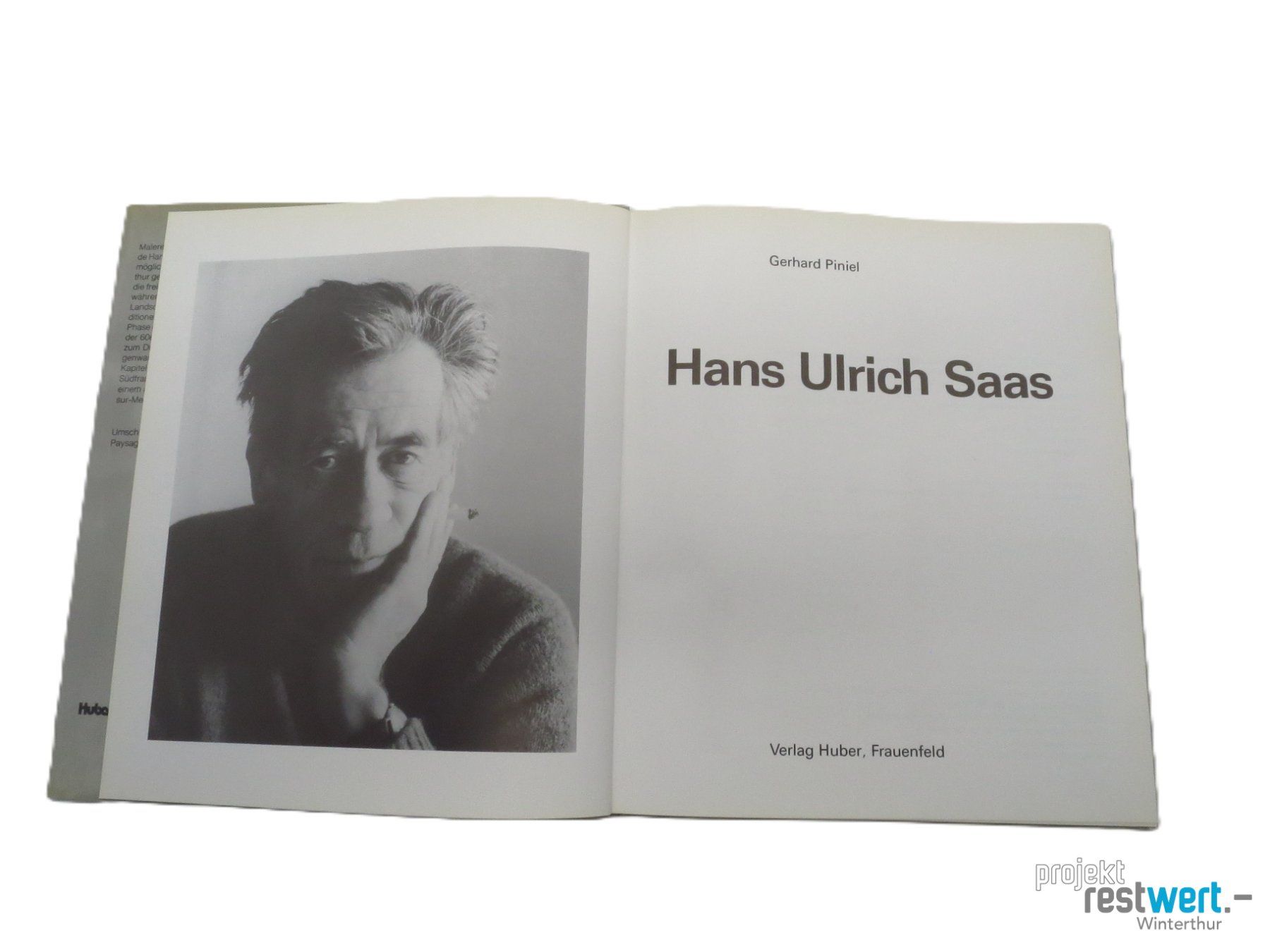 Libri: GERHARD PINIEL - Hans Ulrich Saas – Usato da Winterthur venduto da Restwert_Winterthur 3
