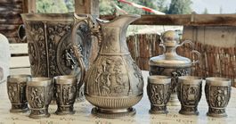Artina SKS Zinnset 95 % – 9-teilig – Winzerszenen