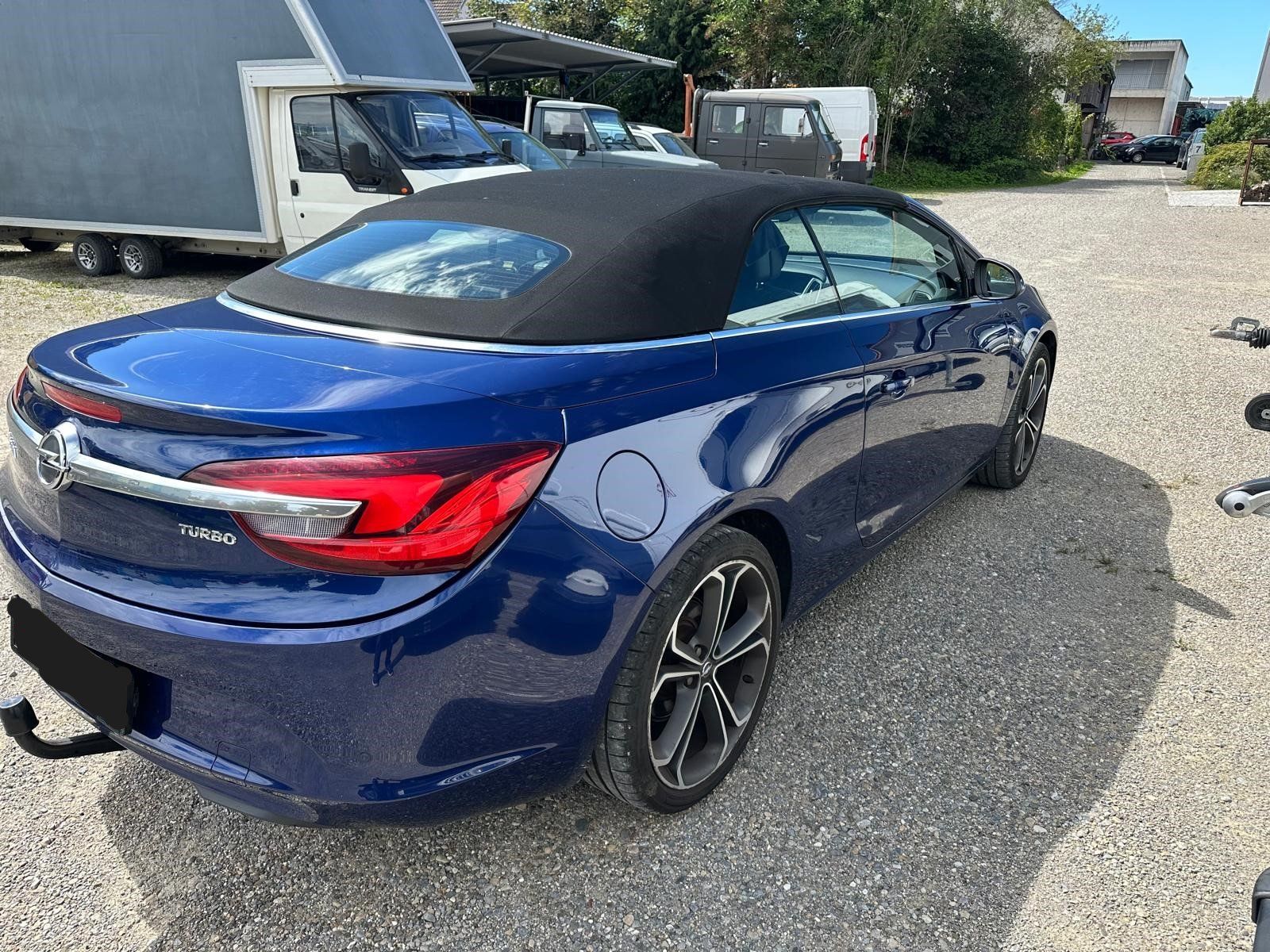 Opel Automobili: Opel Cascada Cabriolet, Blau mit Anhängerkupplung – Usato da Winterthur venduto da steck955 5