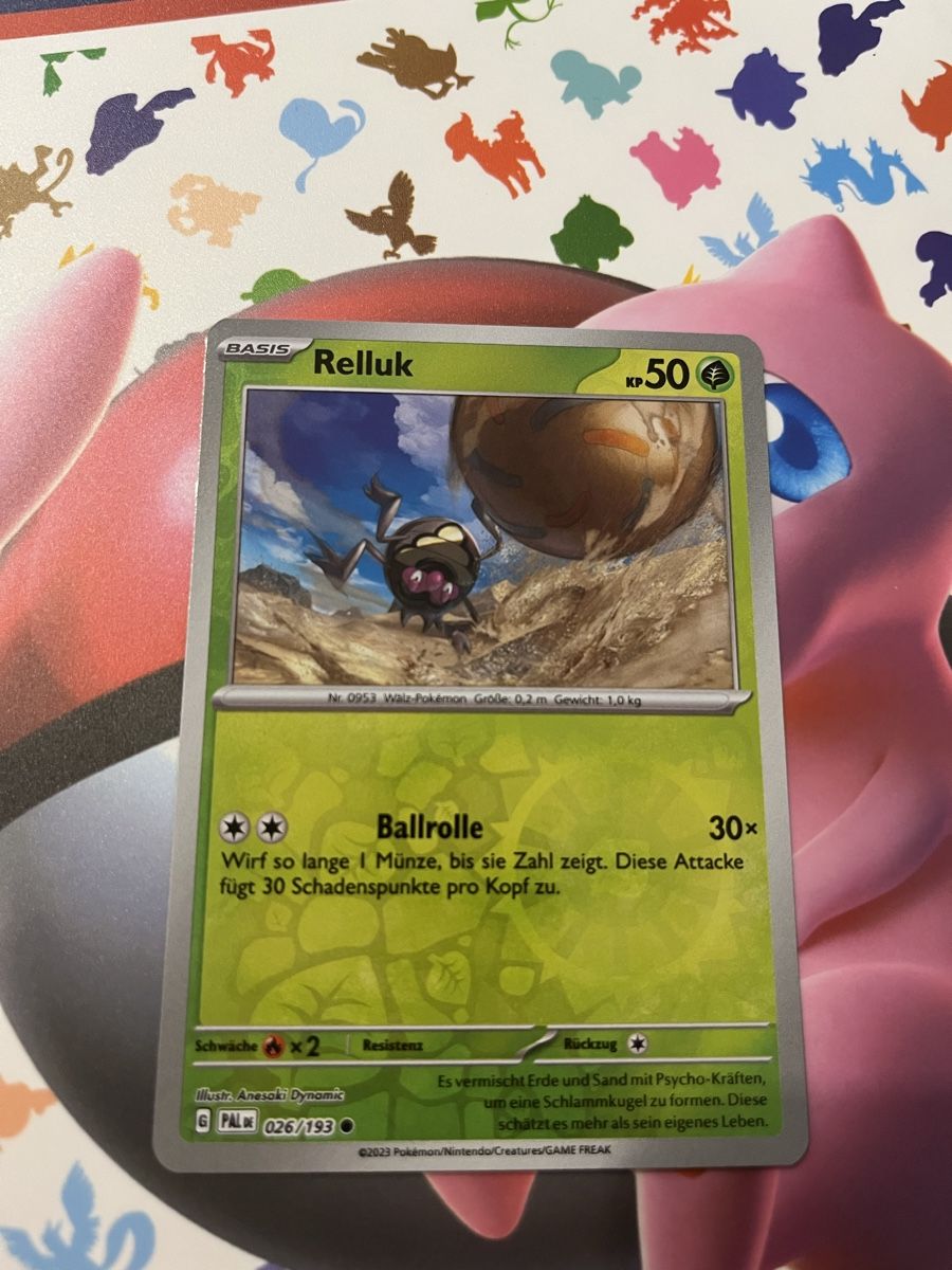 Pokémon Carte collezionabili: Relluk PAL 026 Reverse Holo DE – Nuovo (secondo la descrizione) da Aarburg venduto da Barnetta07
