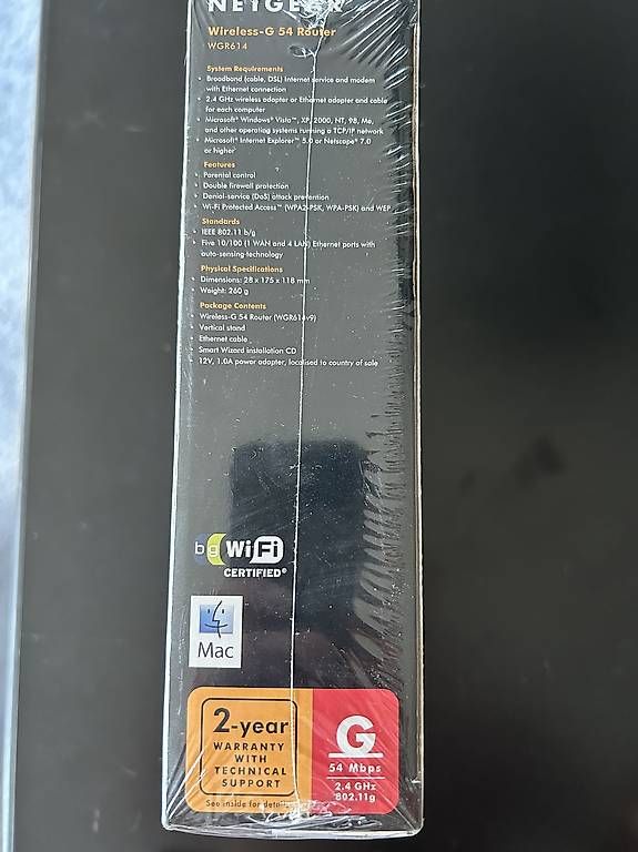 Modem & Router: Netgear Wireless-G 54 Router (WGR614)  – Usato da Oberweningen venduto da gta_kl5b 1