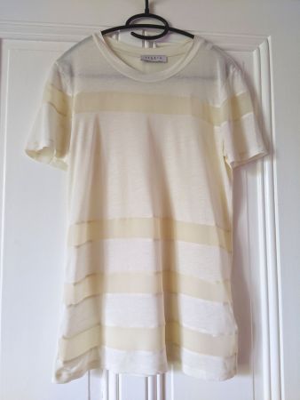 SANDRO : T-Shirt ultra-fin jaune très pâle S