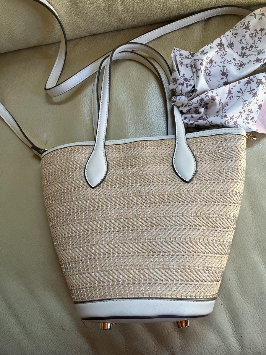 Borse da donna: Neue Strohhandtasche von Anne Klein – Nuovo (secondo la descrizione) da Bassersdorf venduto da groovygremlin 1