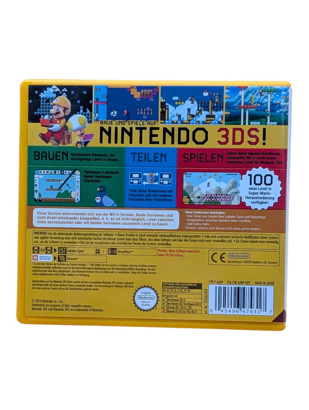Nintendo Jeux: Super Mario Maker Nintendo 3DS – D'occasion à Domat/Ems par IsseldorsShop 1