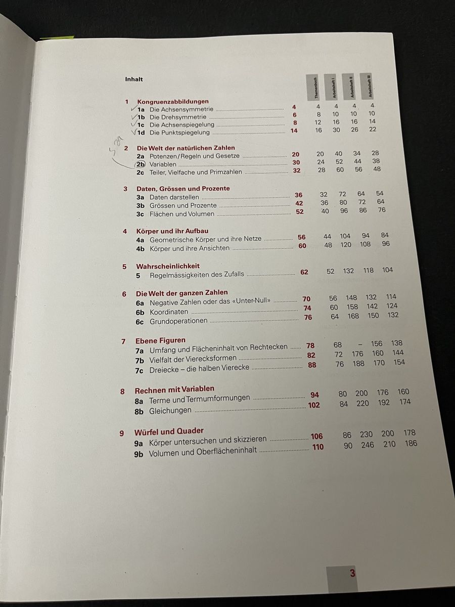 Livres: Begleitheft Mathematik 1 – D'occasion à Zürich par Zoran 3