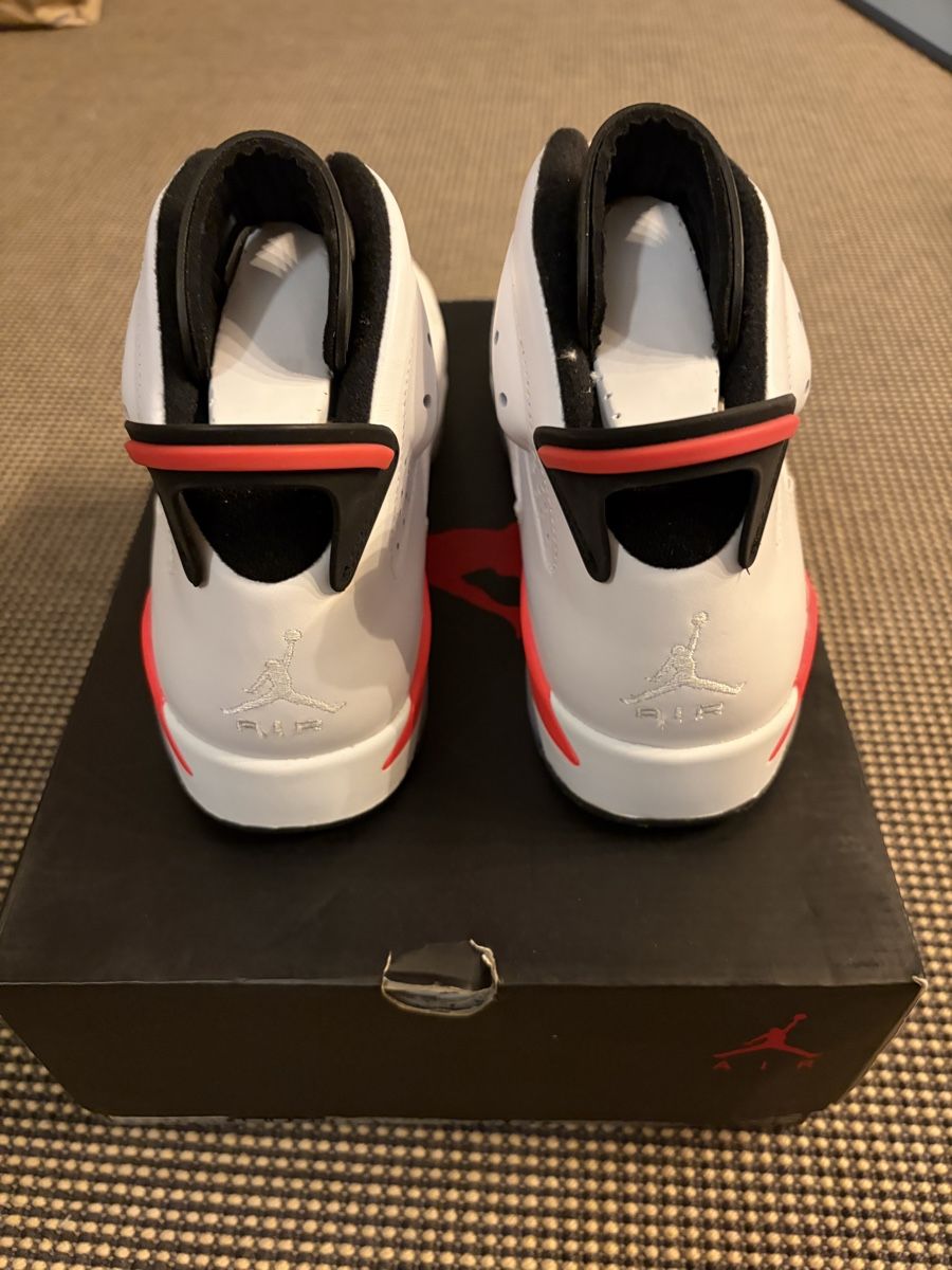 Jordan Scarpe da uomo: Jordan 6 Retro Infrared White – Nuovo e nell'imballaggio originale da Adliswil venduto da JetztBilligKaufen 2