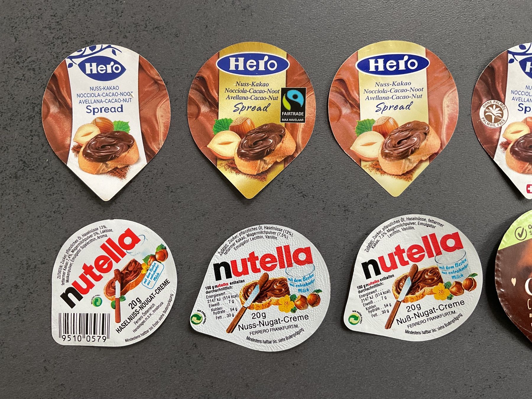 Coperchi dei cremini per caffè: 10 Schoggiaufstrich-Deckeli – Usato da Adliswil venduto da Bolline 1