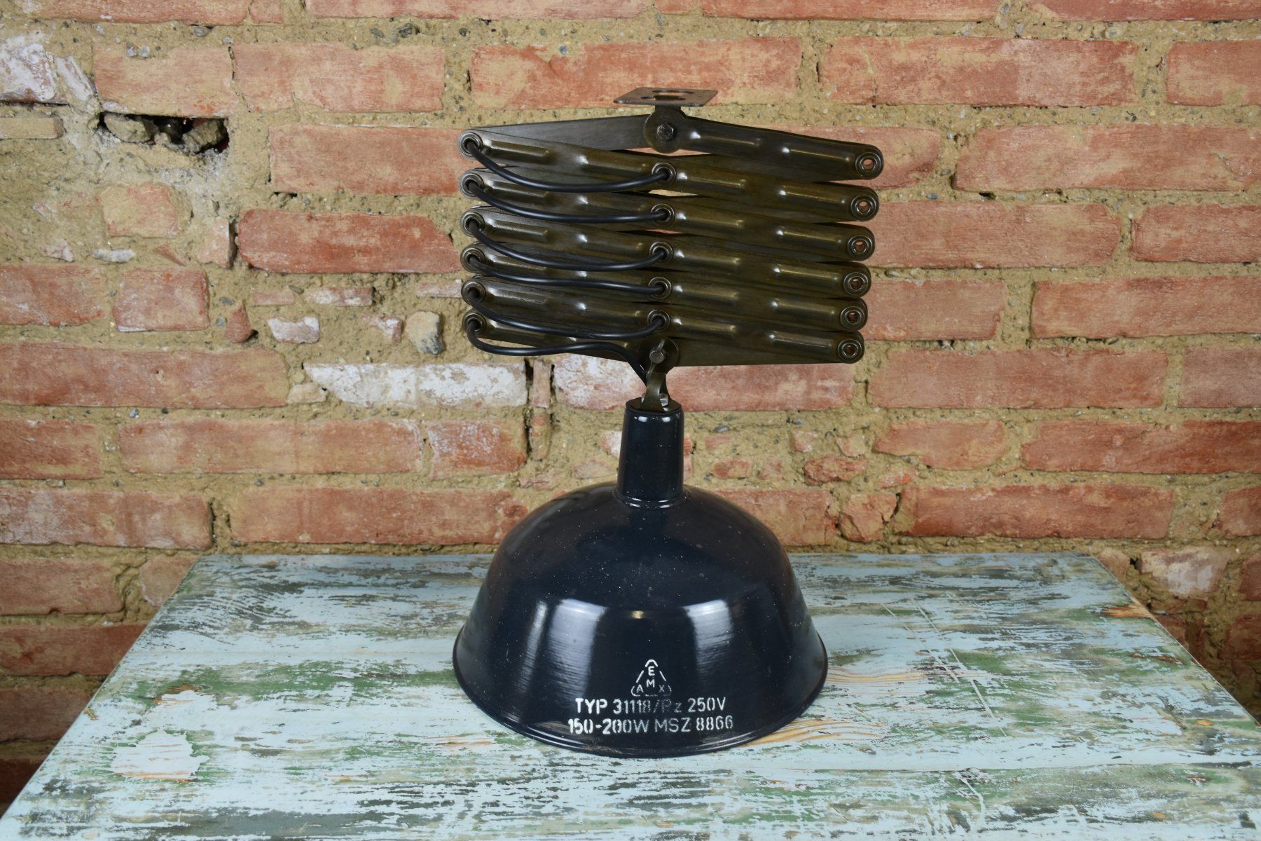 Lampadari & plafoniere: KE461 Emaille Scherenlampe /Deckenlampe/Fabriklampe – Usato da kraiburg am inn venduto da Vintage-Living