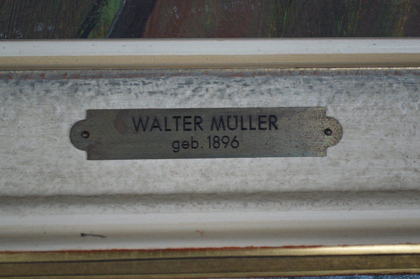 Dipinti: Walter Müller, Vorbahnhof von Zürich – Usato da Rüti ZH venduto da kno_sr5z 3
