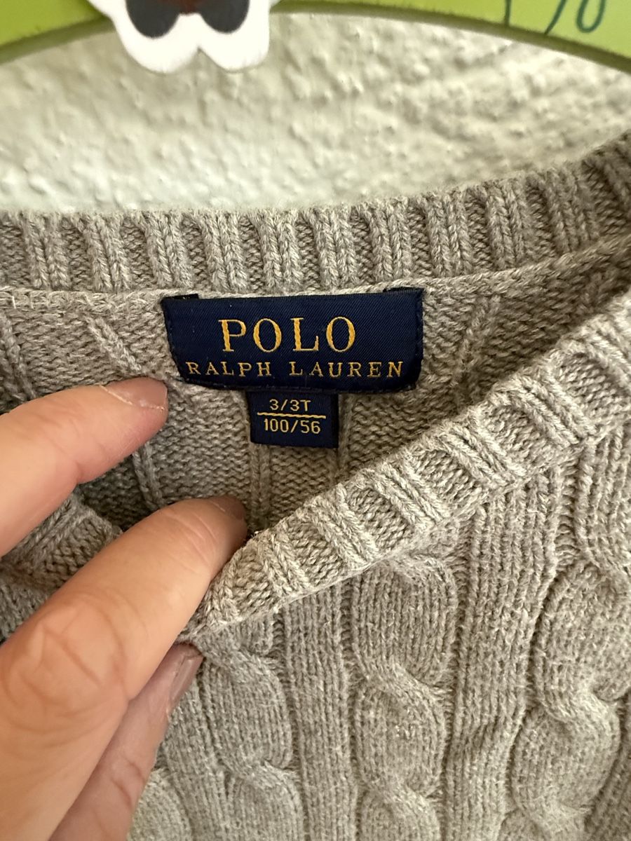 Ralph Lauren Maglioni & Felpe: Polo Ralph Lauren Pullover grau Grösse 3T – Usato da Ebikon venduto da InesUndElf 1