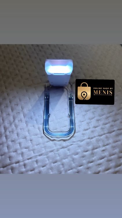 OUSFOT Leselampe Mit Klemme | 9 LED, USB-ladbar | 3 Helligkeitsstufen & 360° Drehbar | Perfekt Fürs Bett
