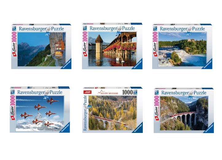Ravensburger Puzzle: Ravensburger Schweizer Puzzle, 1000 T, neu, Preis pro Puzzle – Nuovo e nell'imballaggio originale da Turbenthal venduto da TopToys