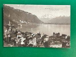 Montreux - Vue centrale - vor 1913