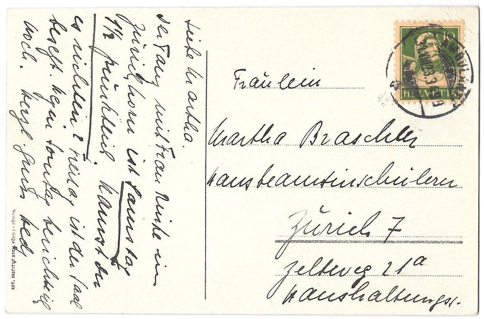 Cartoline postali: Wetzikon Haldengut – Usato da Olten venduto da clotaldi 1
