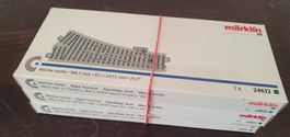 MÄRKLIN: 3 X WEICHE RECHTS C-GLEIS 24612 NEUWERTIG/OVP
