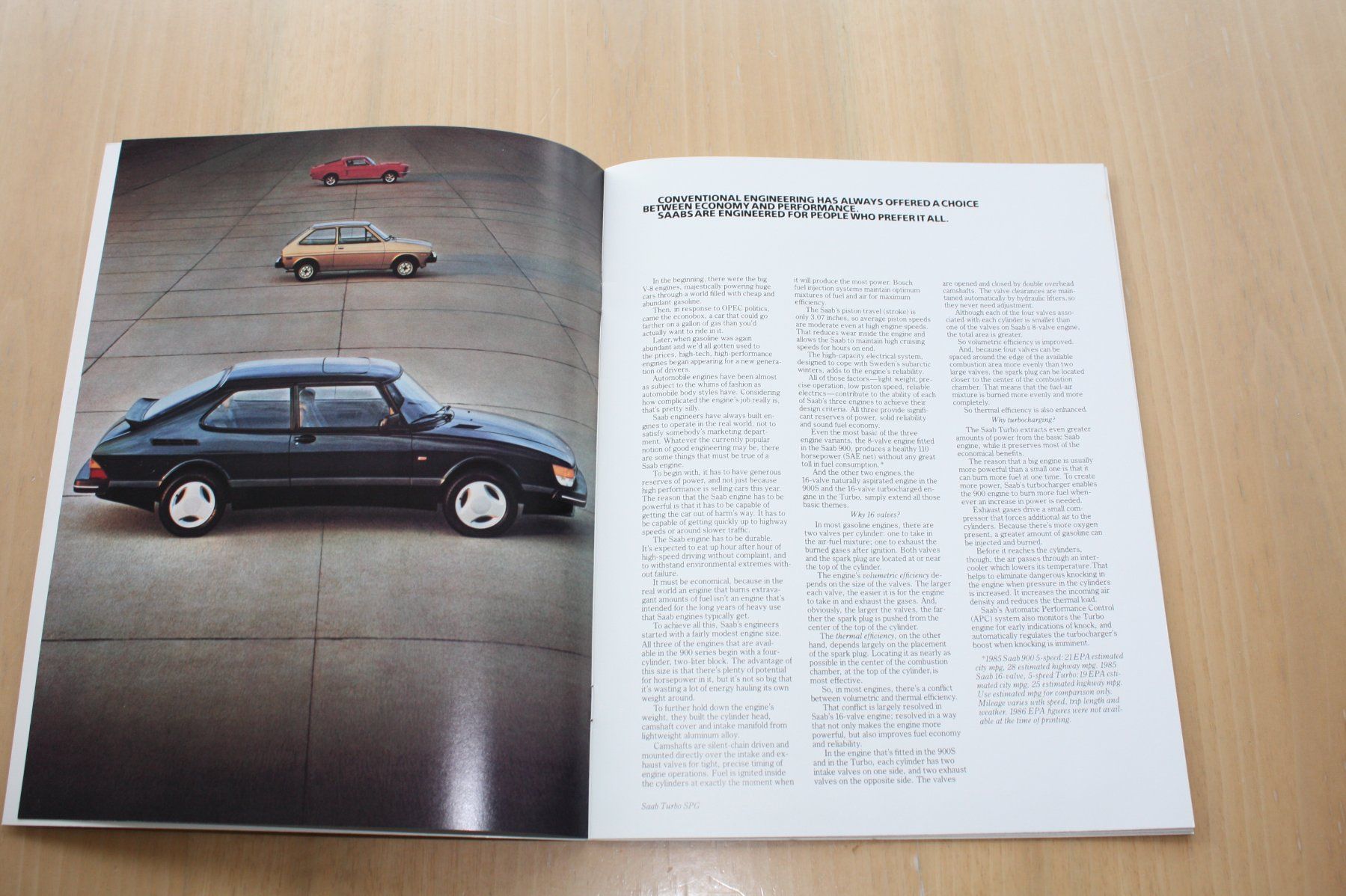 Saab Documenti: Saab 900 USA Prospekt 1986 – Usato da Wikon venduto da erwin400 2
