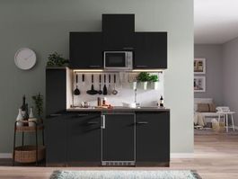 292 Singleküche Küchenzeile 180cm E/Y/SW - Küche Einbauküche
