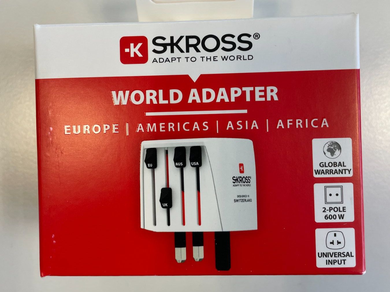 SKROSS Unità & Adattatore: SKROSS MUV Micro Reiseadapter weltweit kompakt – Nuovo e nell'imballaggio originale da Zug venduto da Cry71