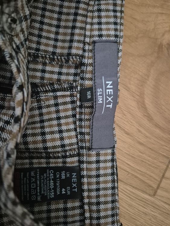 Next Hose, Gr. 44, Karomuster, Top Zustand! (Neu (gemäss Beschreibung)) in Wetzikon ZH für CHF