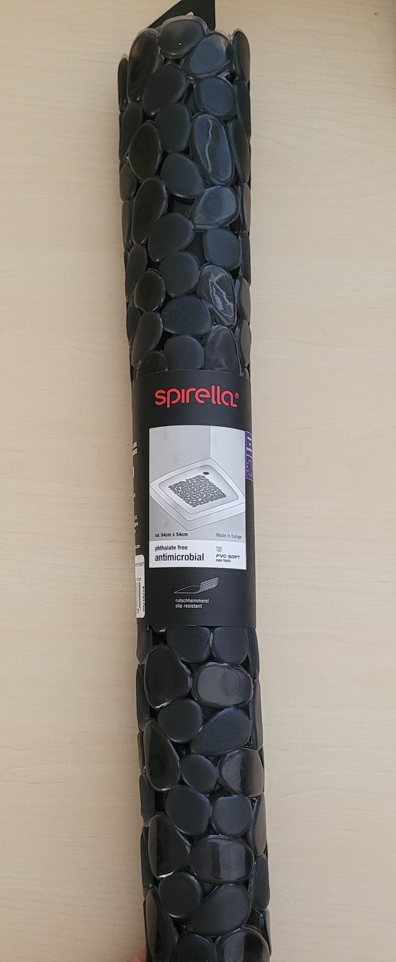 Tappetini fitness: Spirella Duschmatte Steinoptik anthrazit 54 x 54cm neu – Nuovo e nell'imballaggio originale da Windisch venduto da Jase04