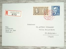 TR105 Enveloppe Suisse + Timbre 1943