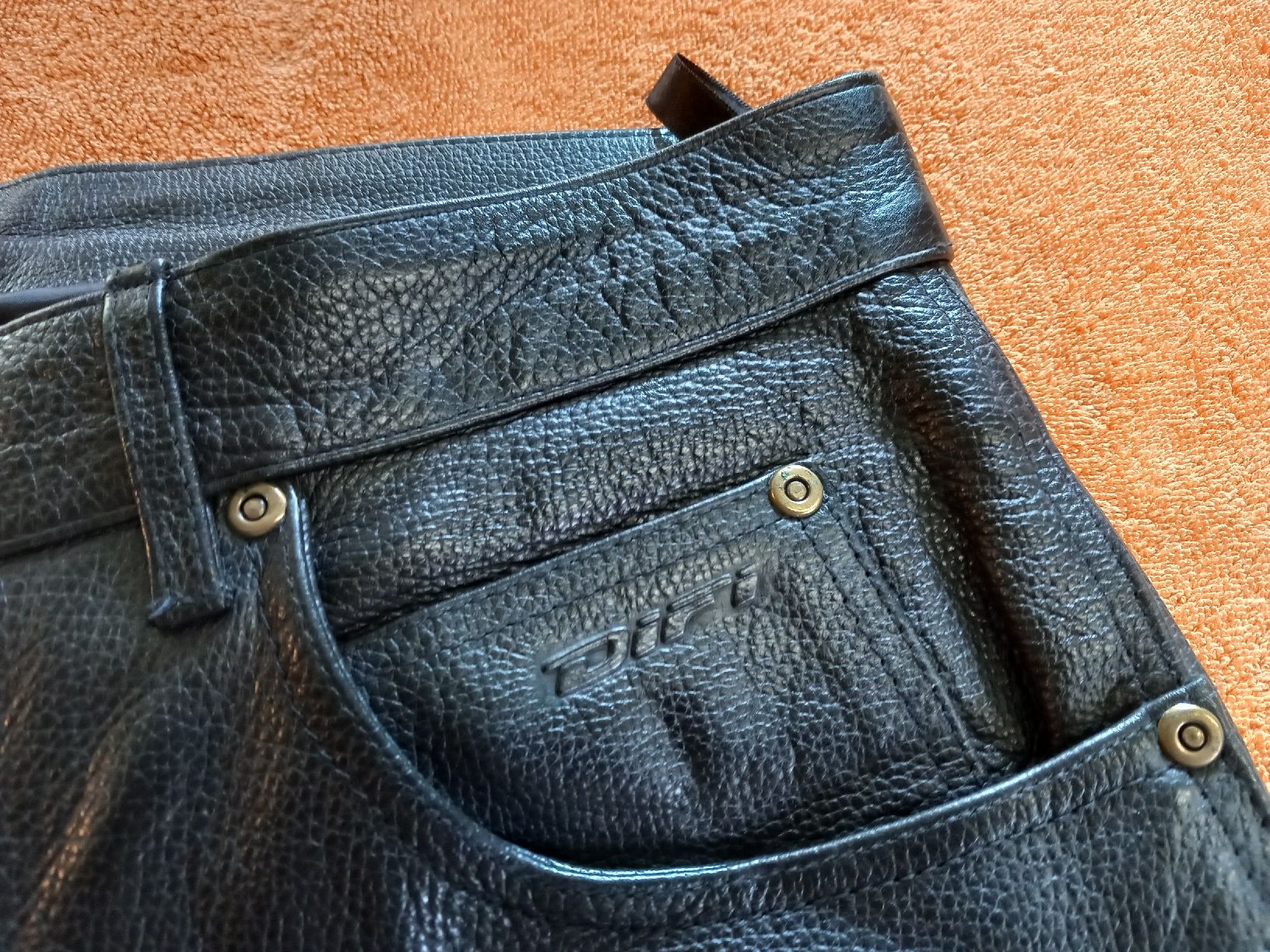 Jeans: Lederjeans Difi Grösse 46 – Usato da Hochwald venduto da motowear-secondhand 2