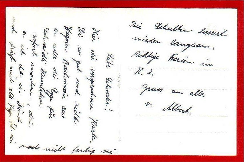 Cartoline postali: OBER-AEGERI, OBERÄGERI – Usato da Grüningen venduto da Kartenlaube 1
