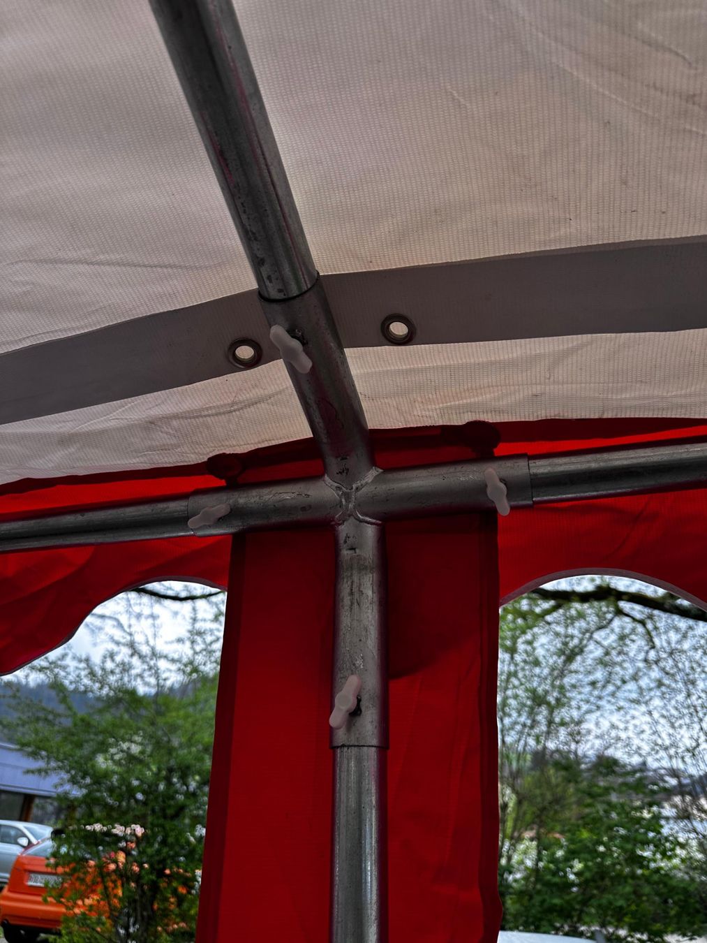 Zelte & Pavillons: Partyzelt – Gebraucht aus Bronschhofen von KiTsTageseinrichtung 3
