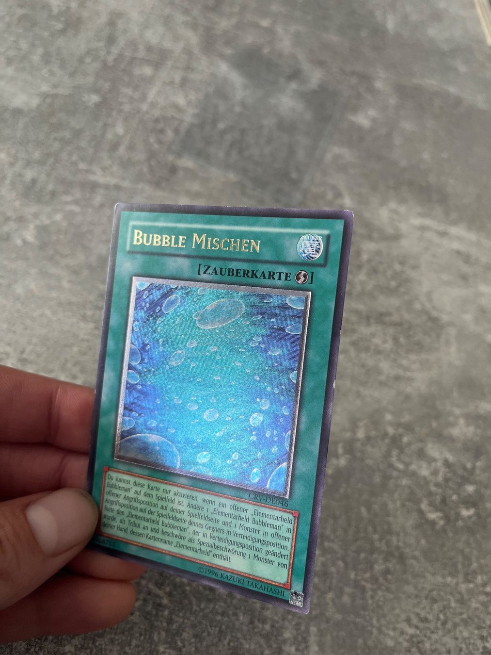 Yugioh Carte collezionabili: Bubble Mischen (CRV-DE046), Ultimate Rare – Usato da Gränichen venduto da Pauli94 1