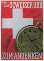 DIE GUTE SCHWEIZER UHR c.1930 Original Plakat