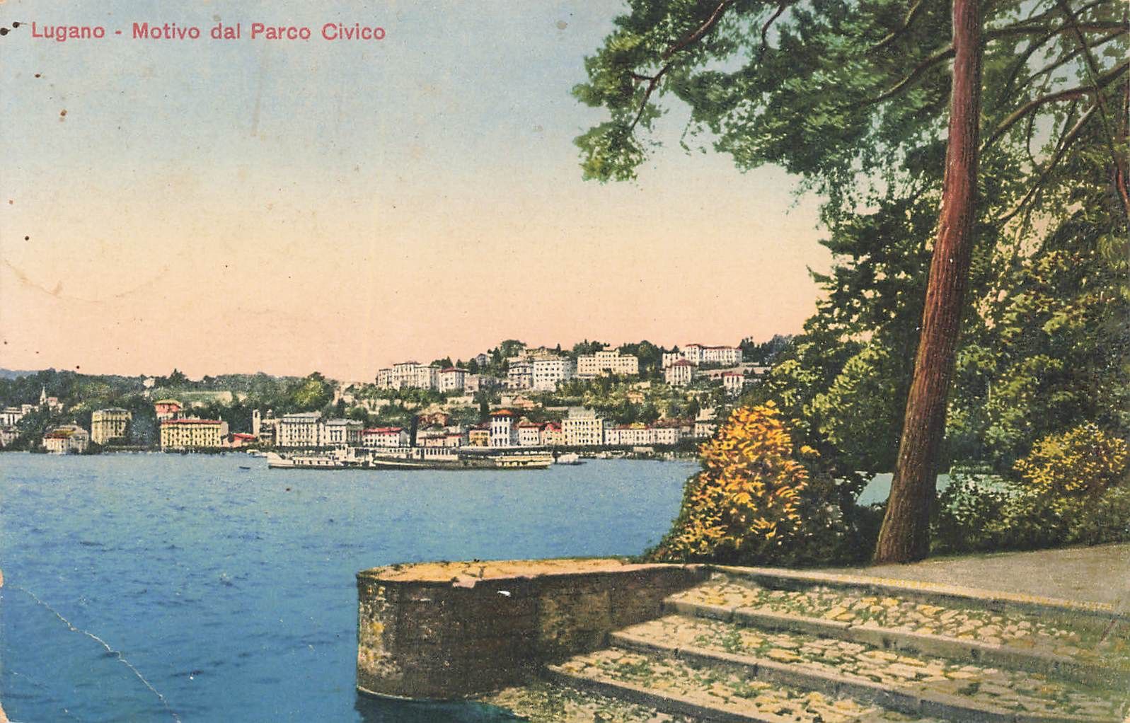 Cartoline postali: Lugano – Usato da Biasca venduto da Blenio71
