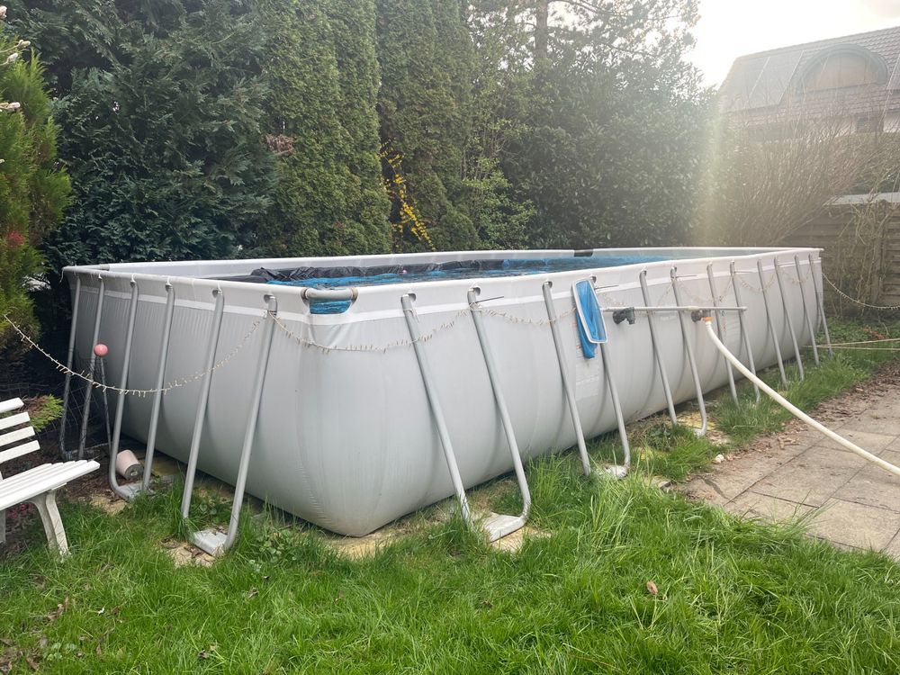 Intex Pool 732x366x132 3 Jahre alt mit Sandfilteranlage (Gebraucht) in ...