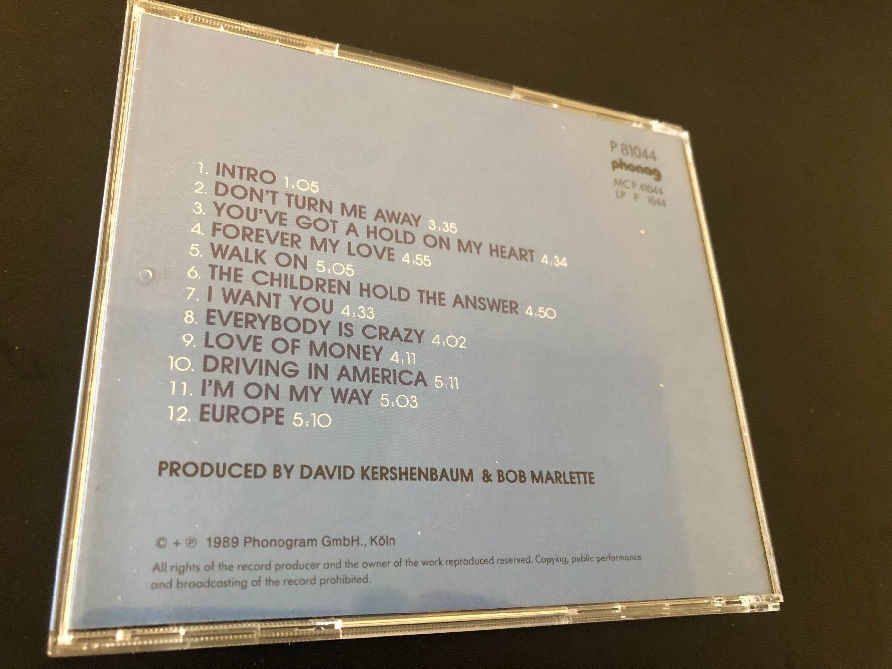 CD: Steve Thomson CD 1989 CH-Rock – Usato da Schübelbach venduto da Klabauterli 2
