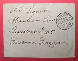 ITALIEN BRIEF VON ROM NACH LUZERN 1915