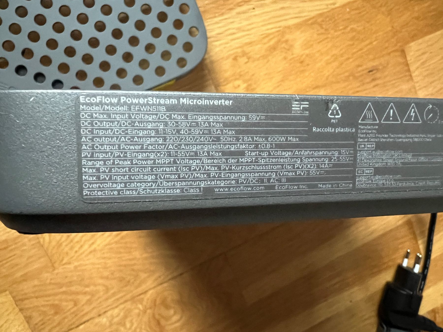 Inverter: EcoFlow PowerStream Mikrowechselrichter gebraucht 600W – Usato da meilen venduto da Frgen 1