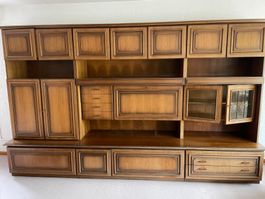 Vintage Wohnwand, Schrankwand, Holz, 70er Jahre, Top!