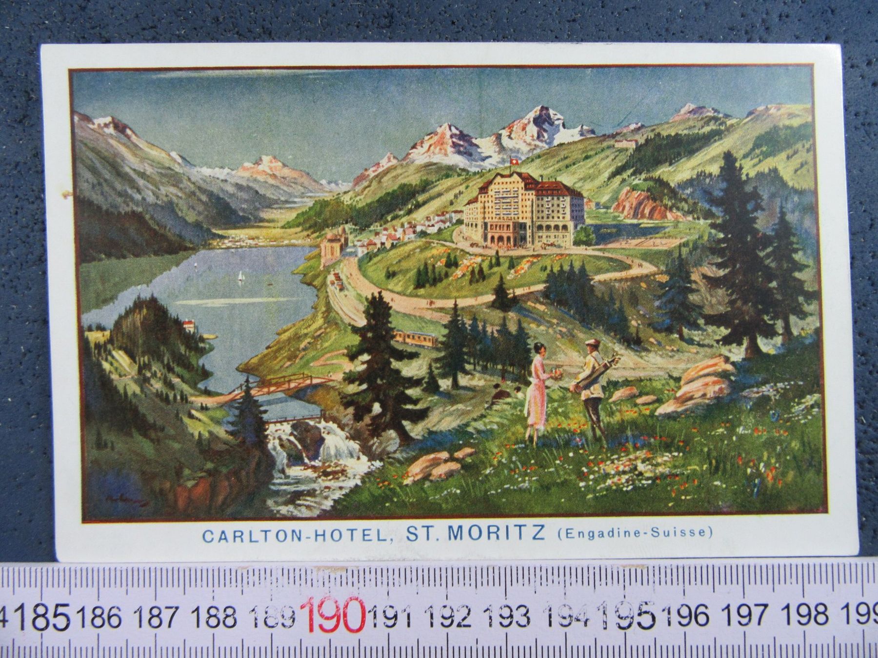 Cartoline postali: ST.MORITZ GR AK CARLTON-HOTEL GOLF – Usato da Ettingen venduto da Hausi4711
