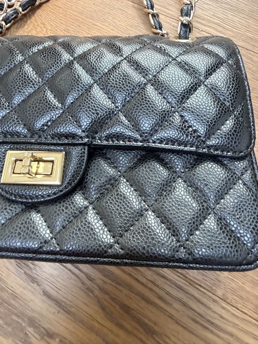 Borse da donna: Tasche Schwarz Leder gesteppt NEU – Nuovo (secondo la descrizione) da Hittnau venduto da Sugar-Apple 3