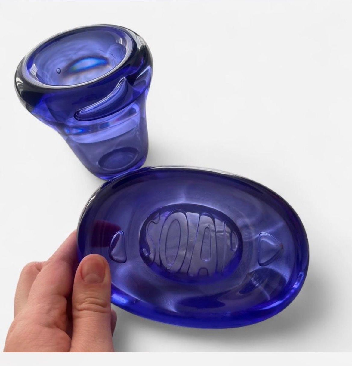 Alessi Portasapone: Vintage Alessi Badezimmer Set Big Bubbles – Usato da Watt venduto da Ene.kro 7